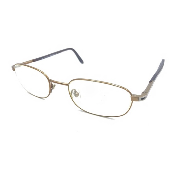 Gucci GG 1621 3JJ Bronze Brown Oval Rectangle Eyeglasses Frames 52-19 140 Italy - Picture 8 of 12